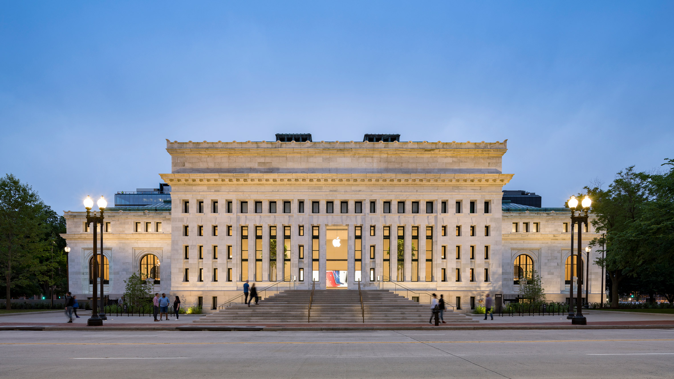 Apple Carnegie Library by Foster+Partners in Washington, DC