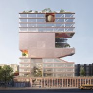 ODA unveils towering Jewish school and community centre in Brooklyn's Crown Heights