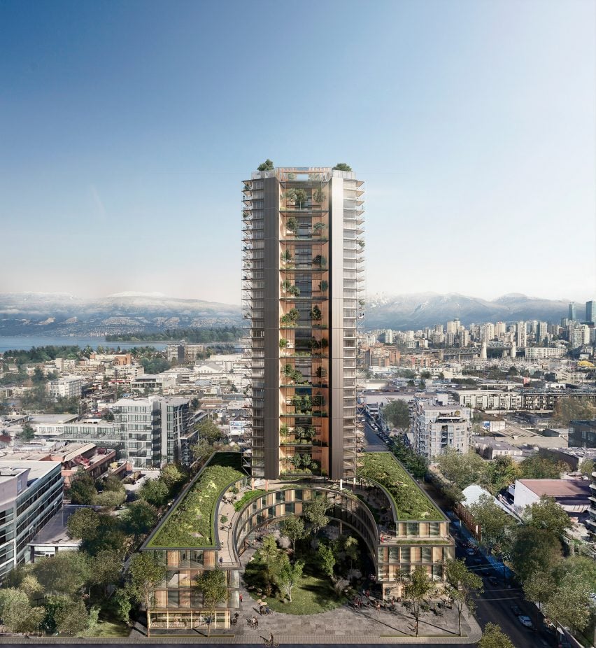 Canada's Earth Tower by Delta Land Development and Perkins+Will in Vancouver, British Columbia, Canada