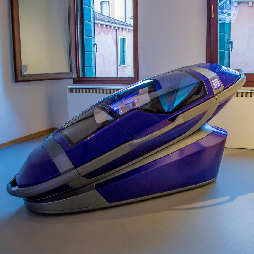 Philip Nitschke's 3D-printed "death pod" lets users die at the press of a button