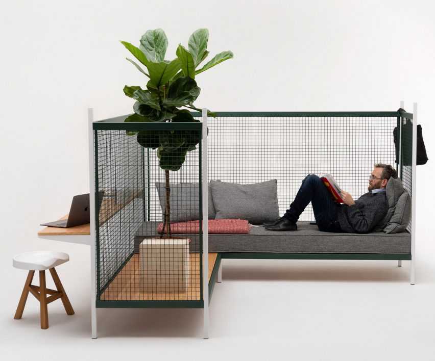 Grid seating system by Ronan and Erwan Bouroullec for Established & Sons