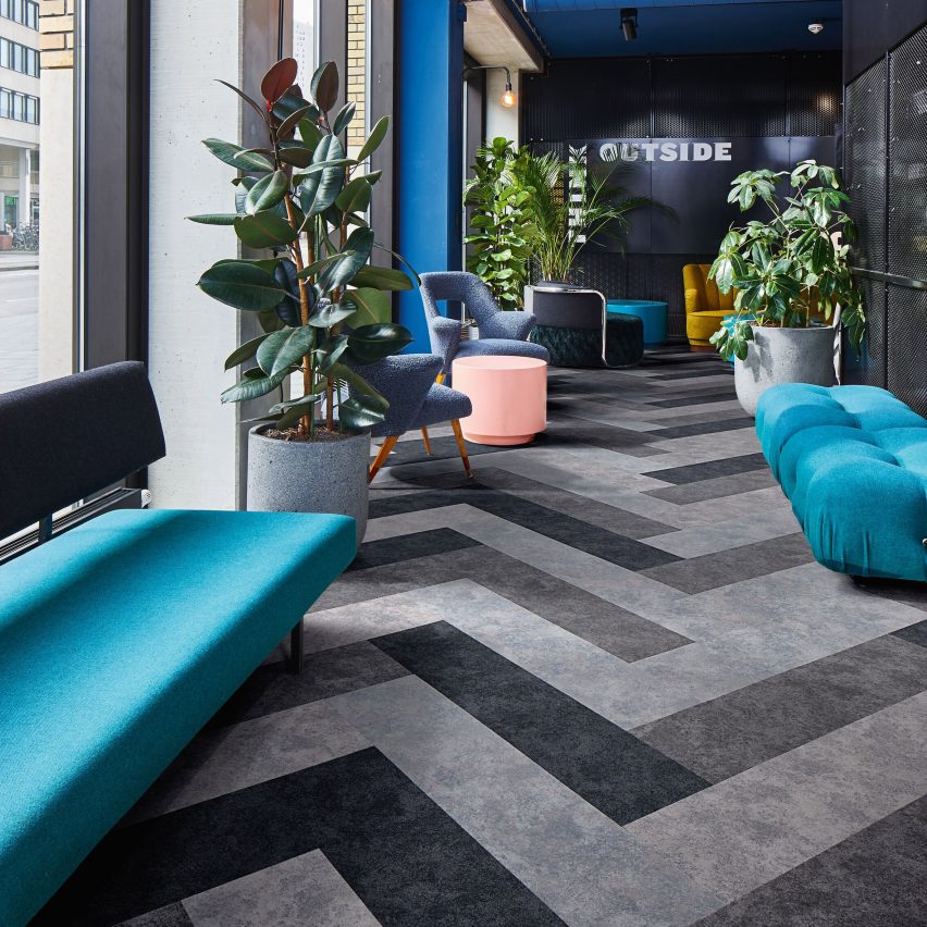 Forbo's Flotex Colour flooring is designed to enhance wellbeing in the workplace