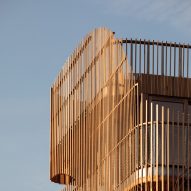 GG-loop wraps Freebooter apartments with cedar louvres