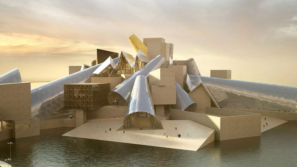 Designed by Frank Gehry, the Guggenheim Abu Dhabi will open in 2025