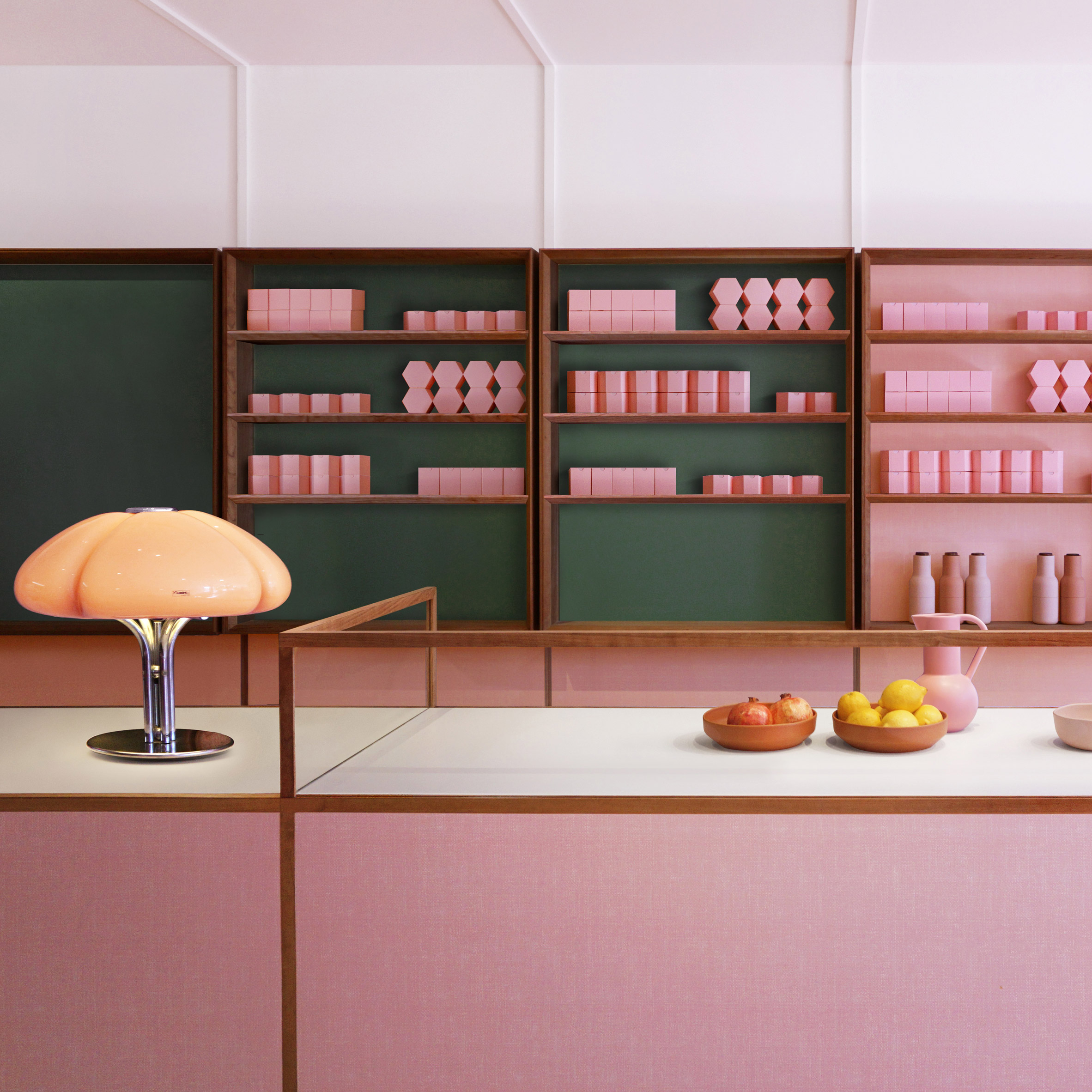 Child Studio Looks To Formica Cafes For Pink Interiors Of Humble Pizza