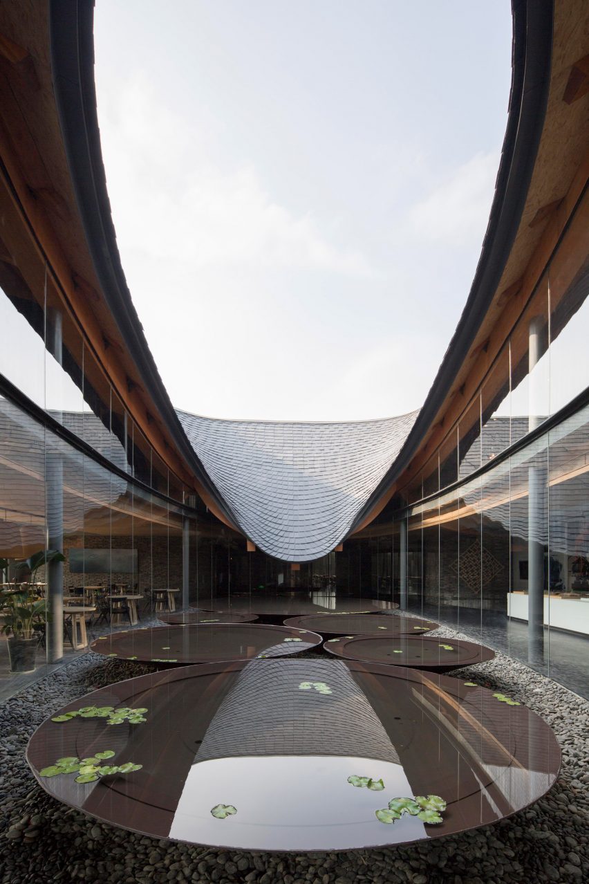 Inkstone House OCT Linpan Cultural Center by Archi-Union Architects