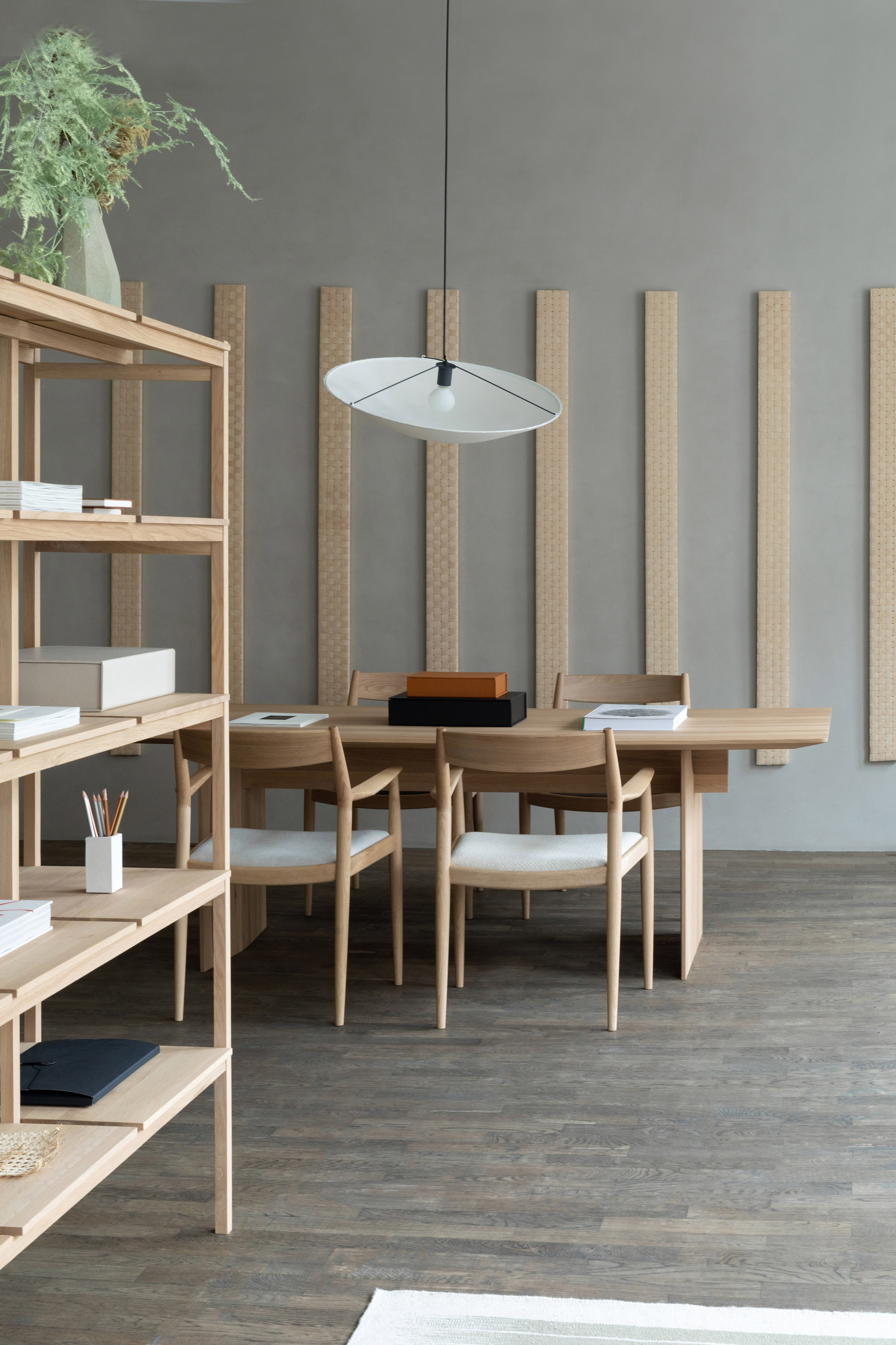 Karimoku Case Study furniture exhibition at Kinfolk Gallery, Copenhagen
