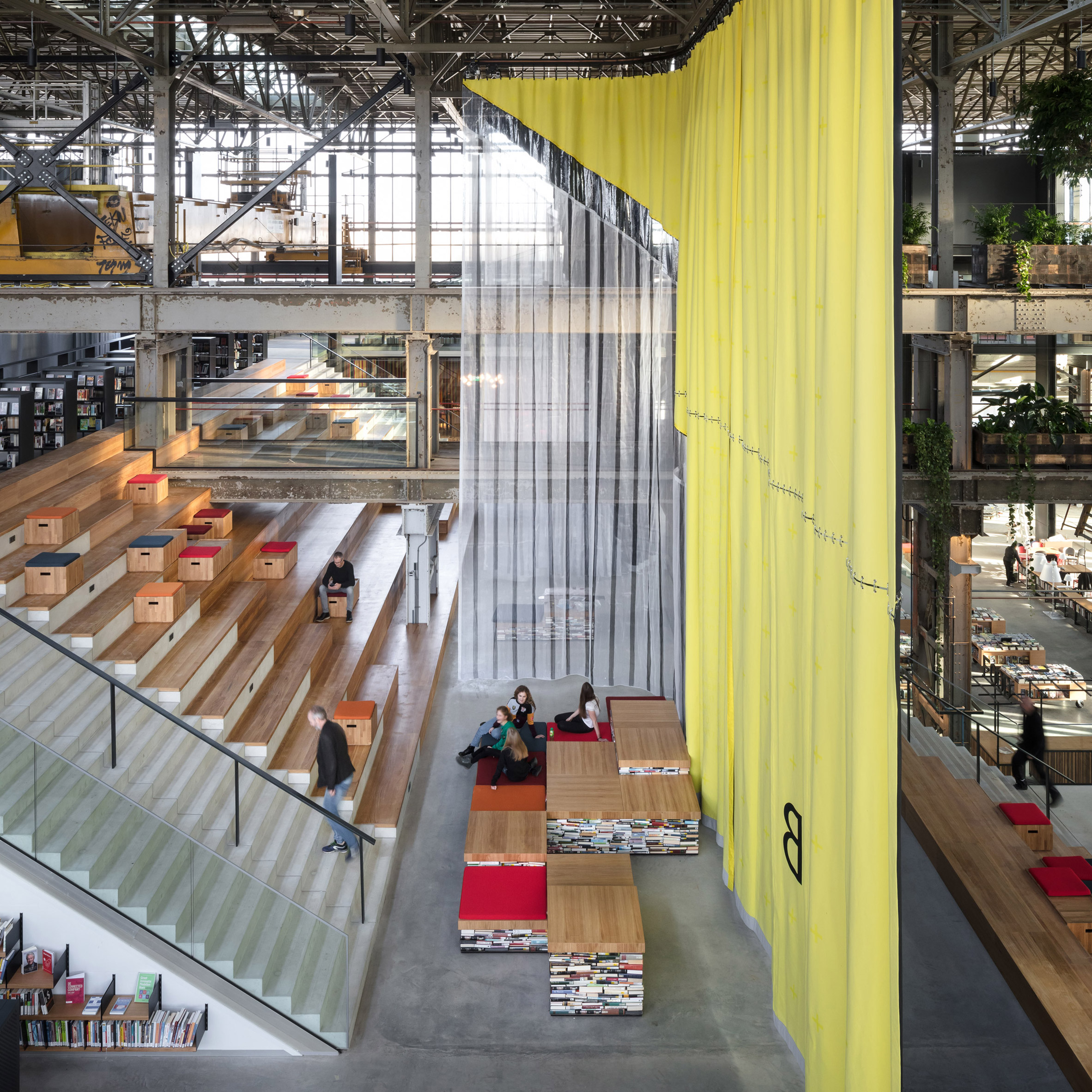 Dezeen best libraries roundup: LocHal by Civic Architects