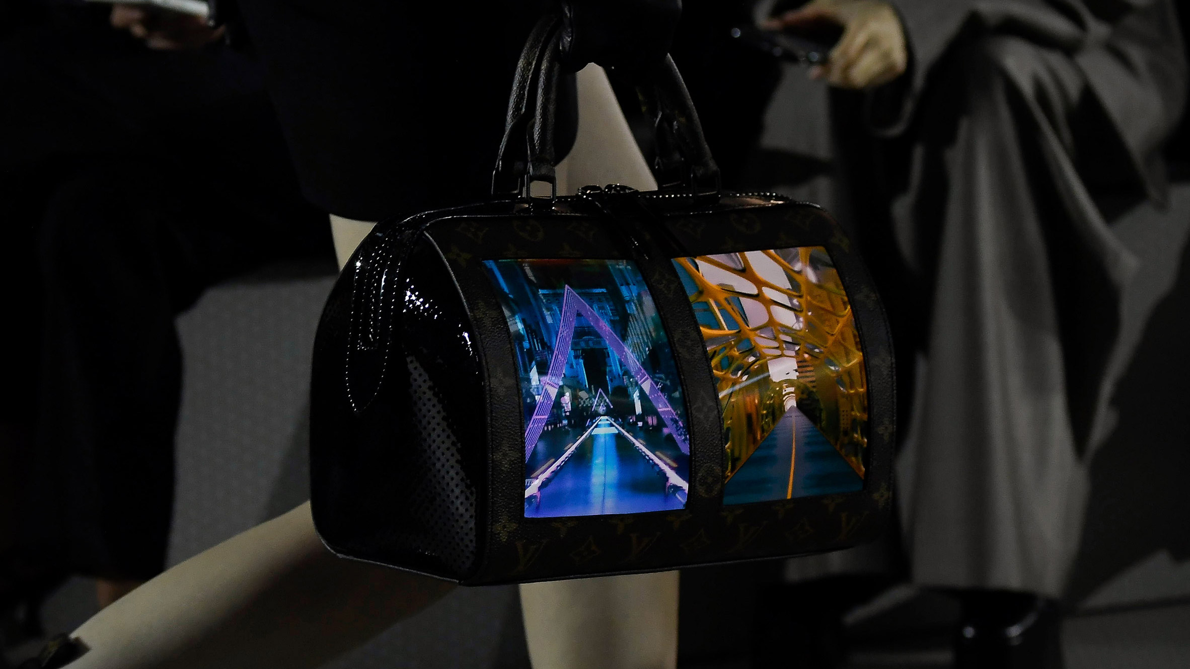 Louis Vuitton Premieres Cutting Edge Bags With Flexible Screens