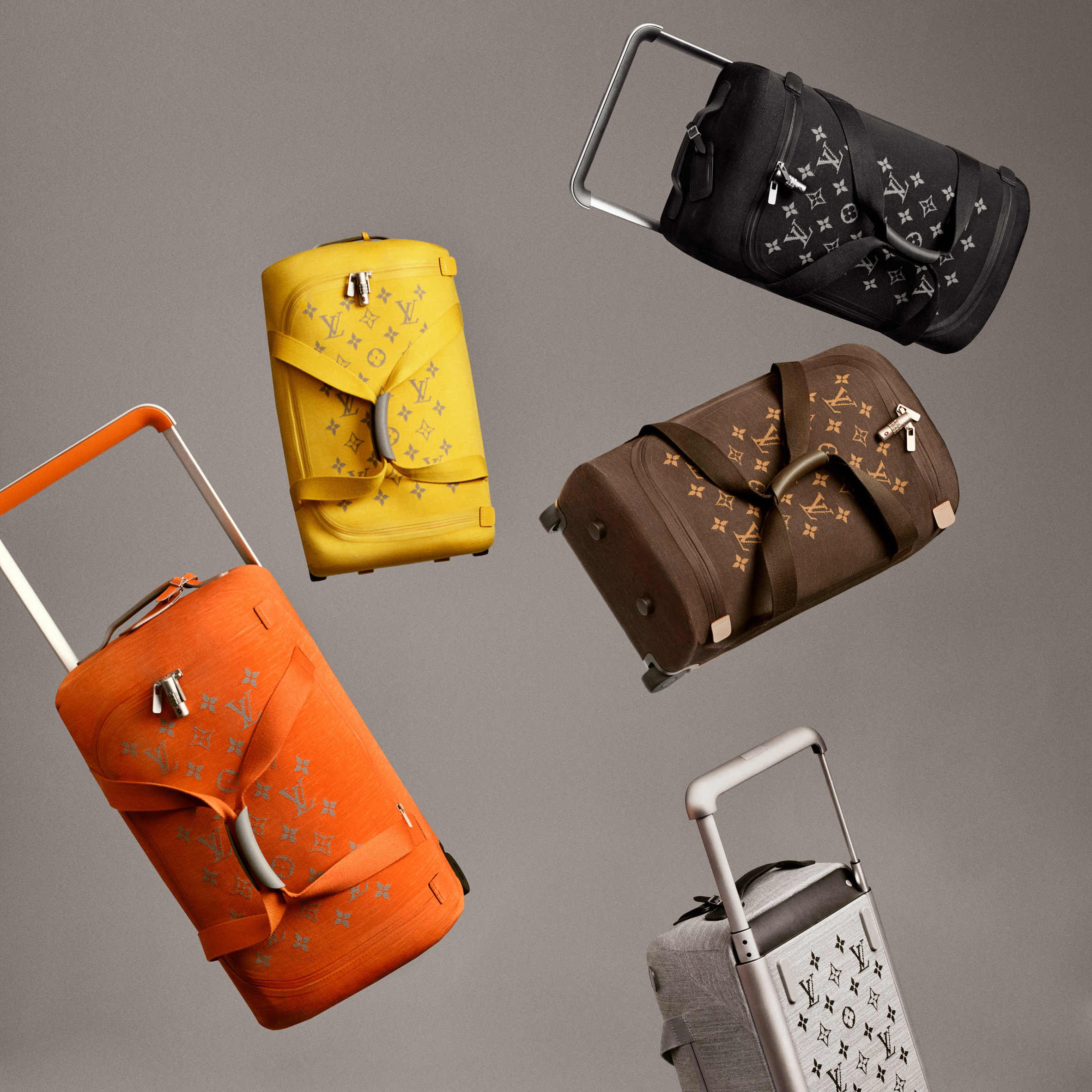Horizon 55 Suitcase  Luxury Taigarama Yellow  LOUIS VUITTON