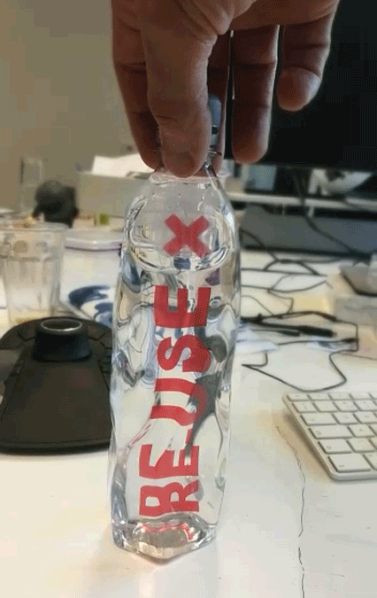 Marcel Wanders' plastic bottle