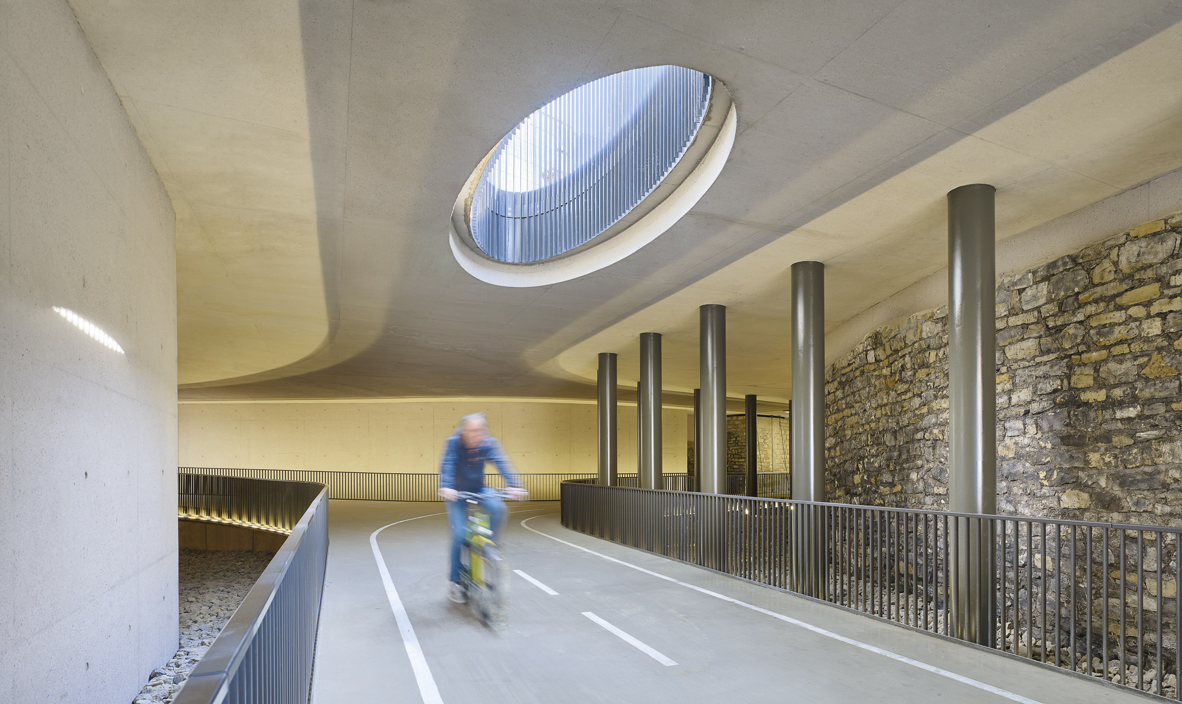 Passerelle Pont Adolphe by CBA Architects