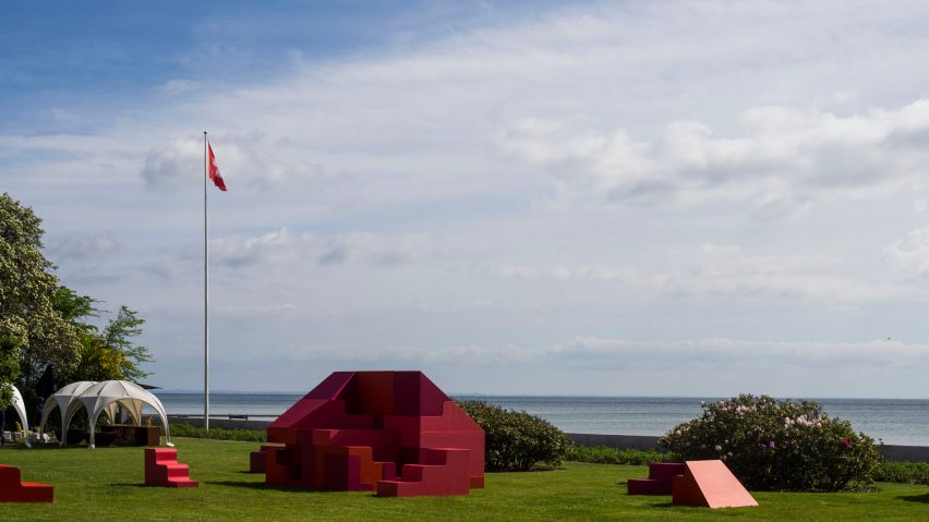 Puzzle House installation by Bjarke Ingels and Simon Frommenwiler