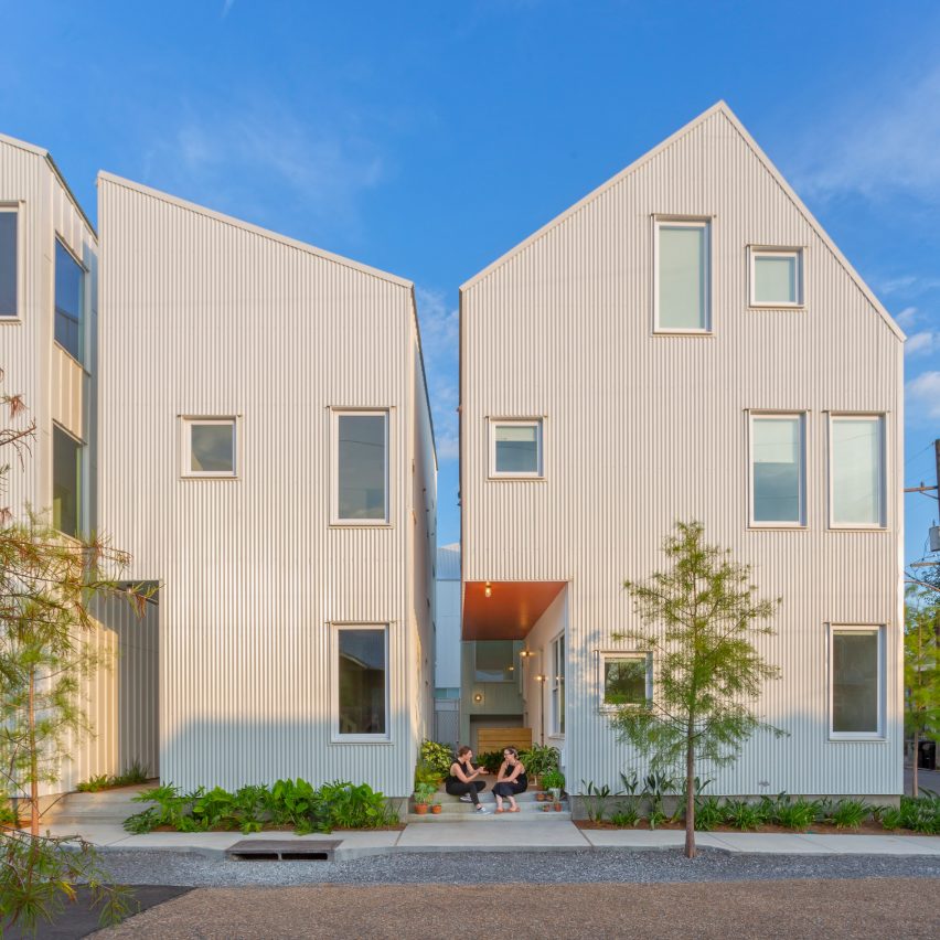 OJT completes sculptural affordable housing in New Orleans