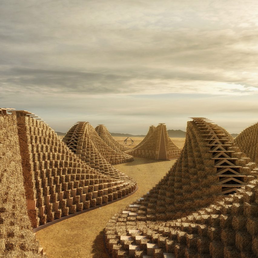 Visuals of Straw Bale School by Nudes