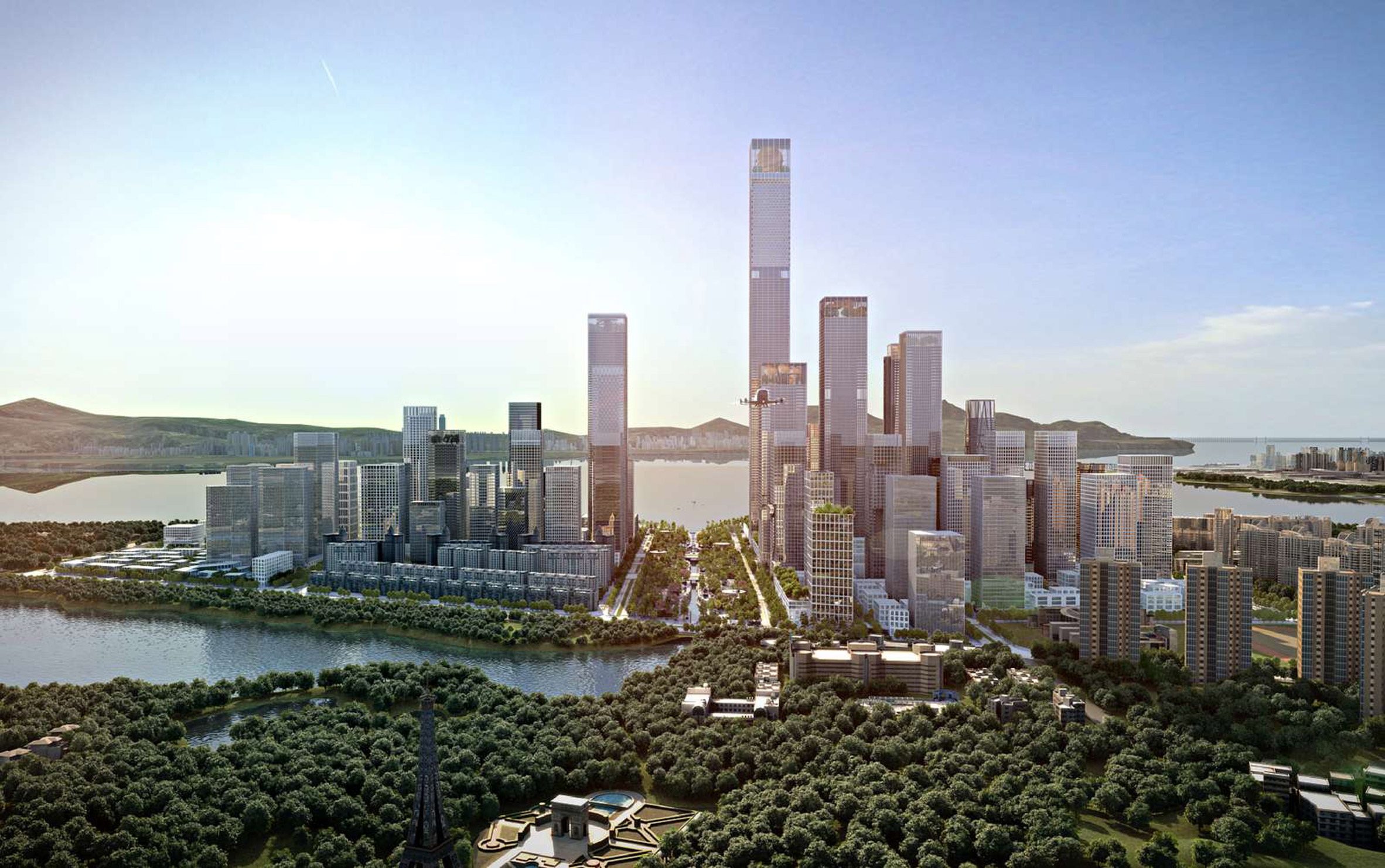 Shenzhen Bay Headquarters City by Henning Larsen
