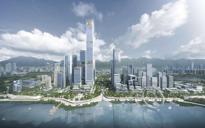 Shenzhen Bay Headquarters City by Henning Larsen