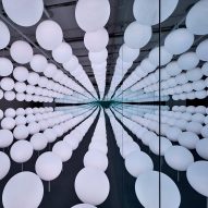 Snarkitecture fills New York gallery with lights that resemble "large lollipops"