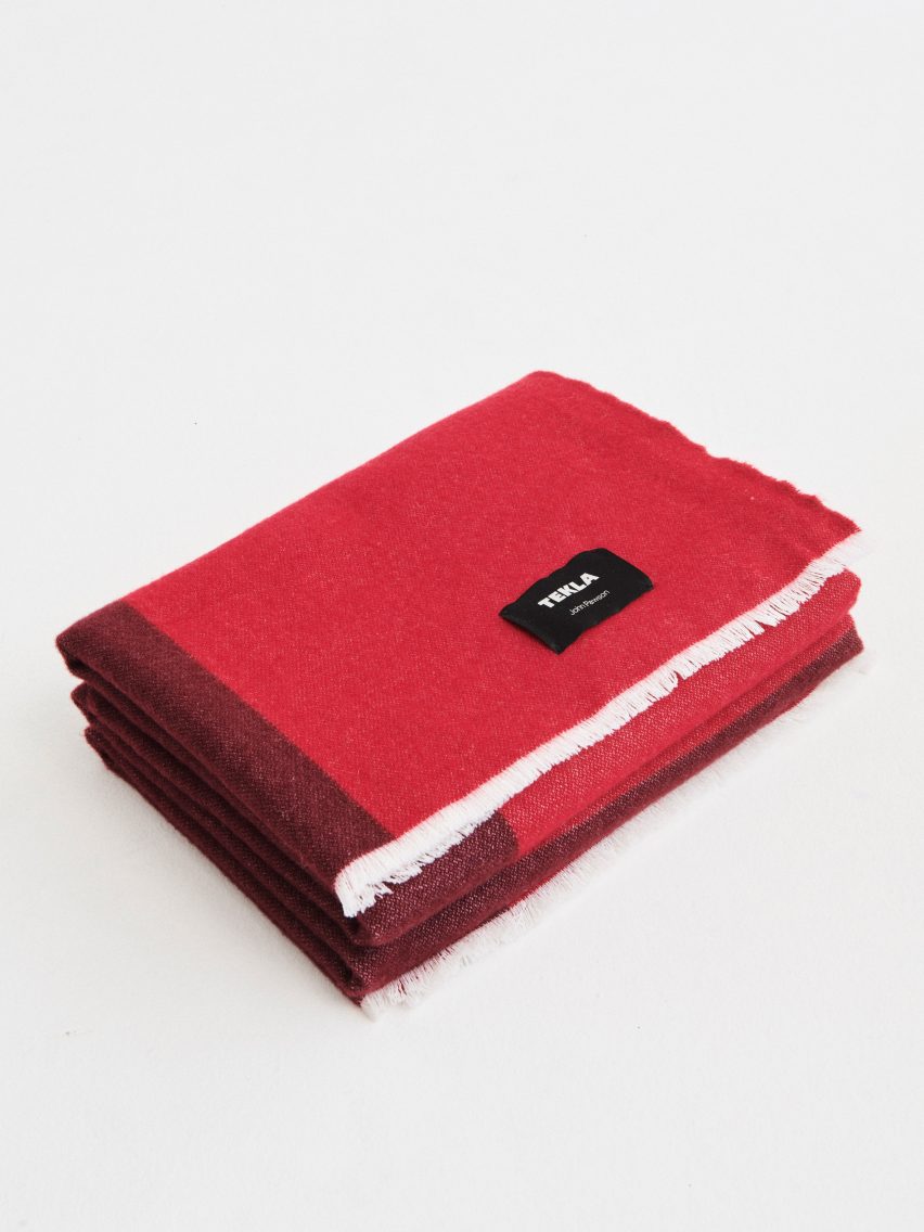 John Pawson blankets for Tekla Fabrics