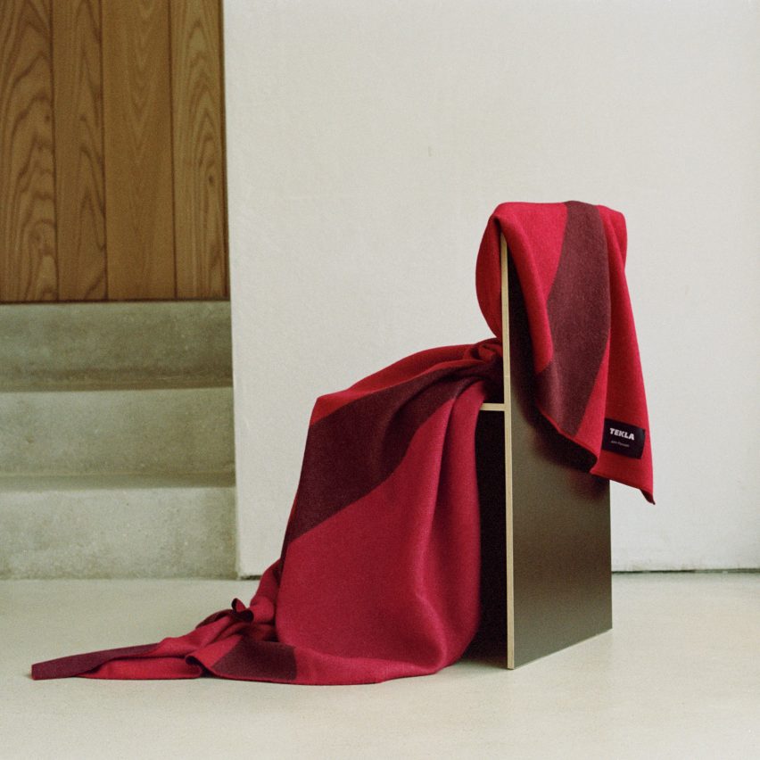 John Pawson designs blanket collection for Tekla Fabrics