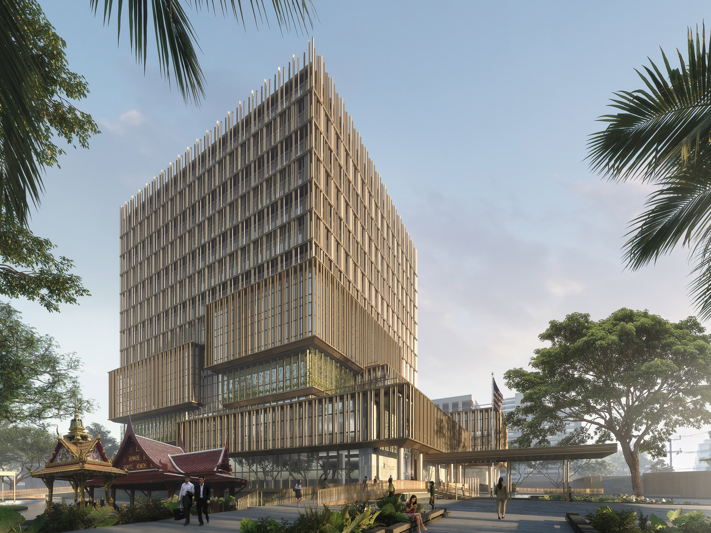 US Embassy New Office Annex in Bangkok by SHoP Architects
