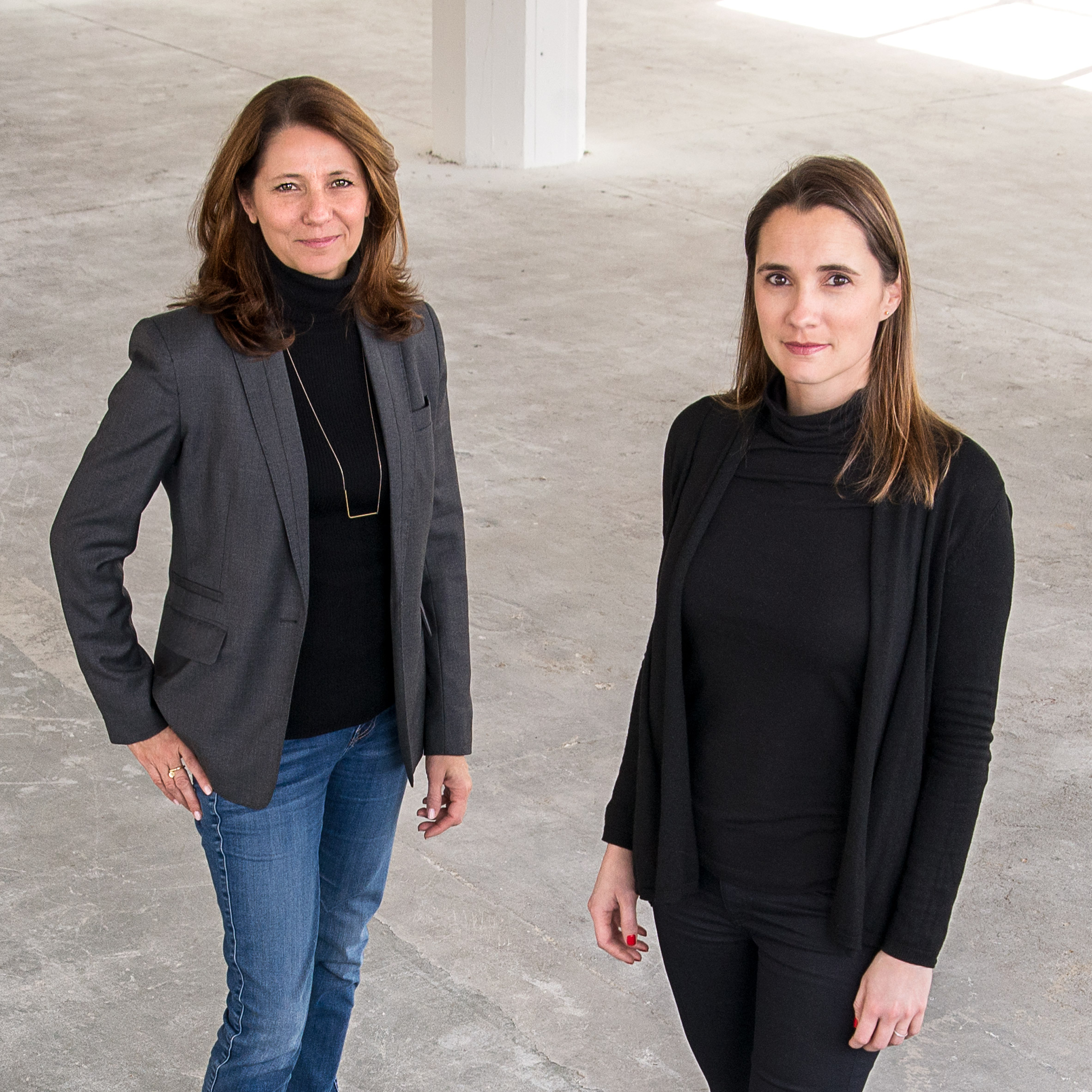 Co-founders of New York design fair WantedDesign, Odile Hainaut and Claire Pijoulat