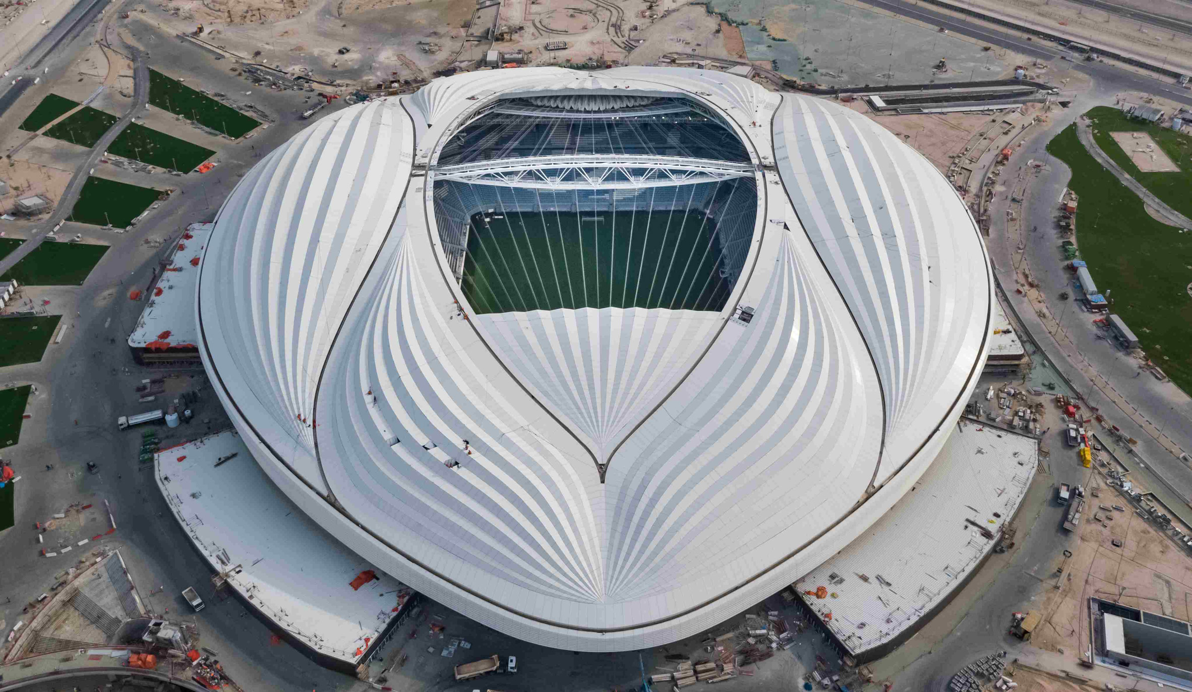 ...Hadid-designed stadium in Qatar, which will host matches during the 2022 FIFA World...