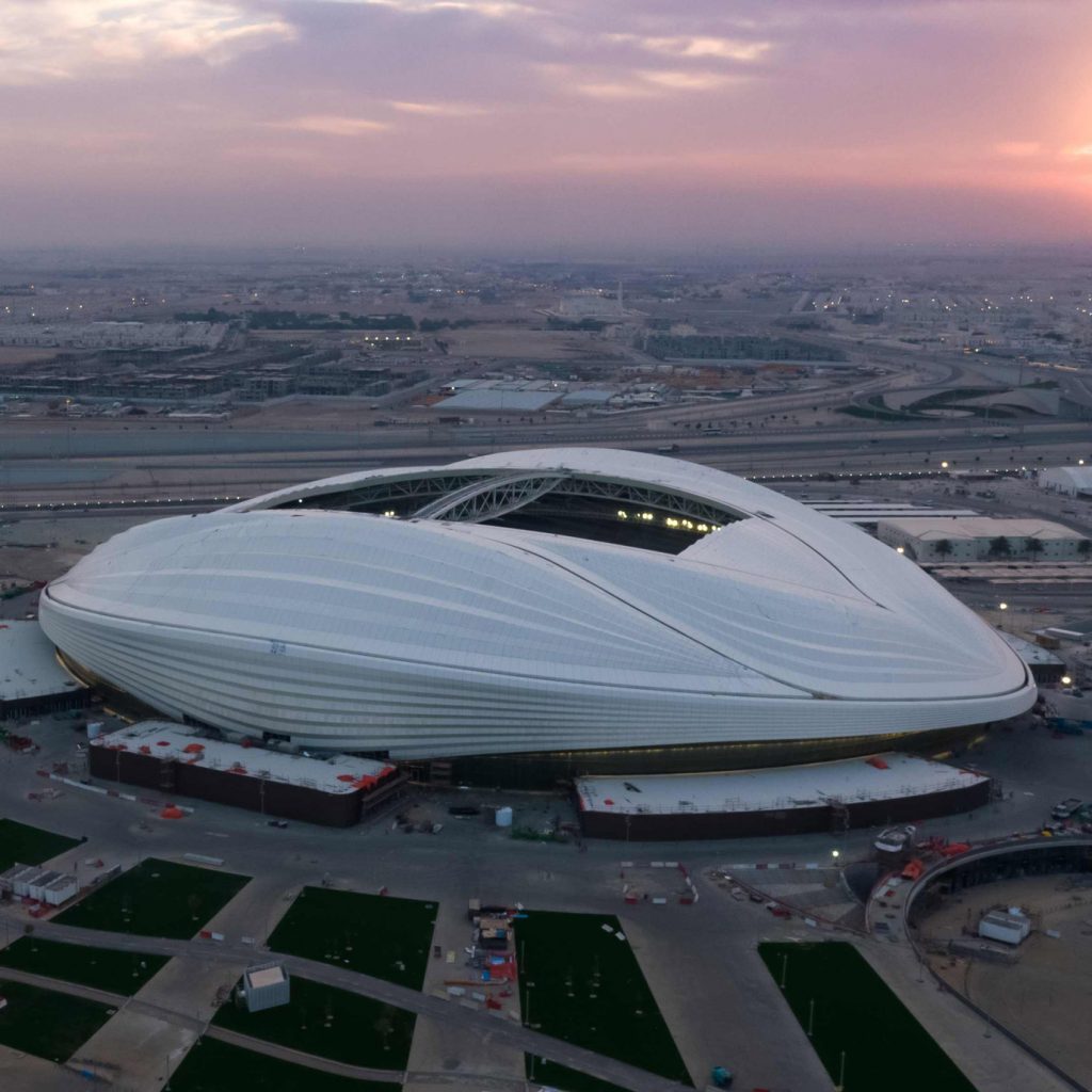 Al Wakrah Stadium Built By Zaha Hadid Architects For World Cup In Qatar