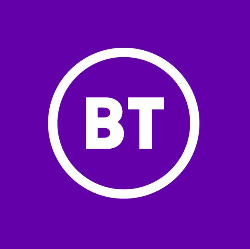 BT logo rebrand Red&White studio