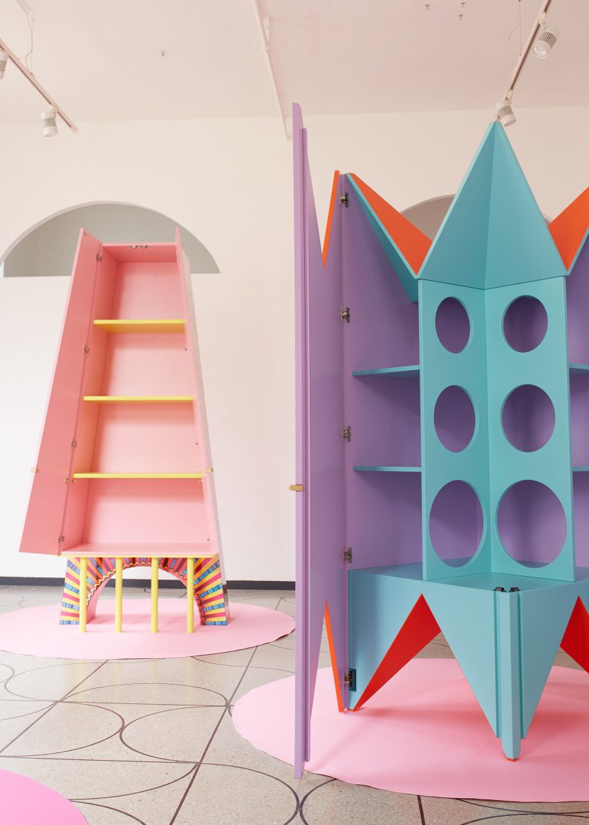 Adam Nathaniel Furman designs "clumsy" furniture for Camp Design Gallery and Abet Laminati