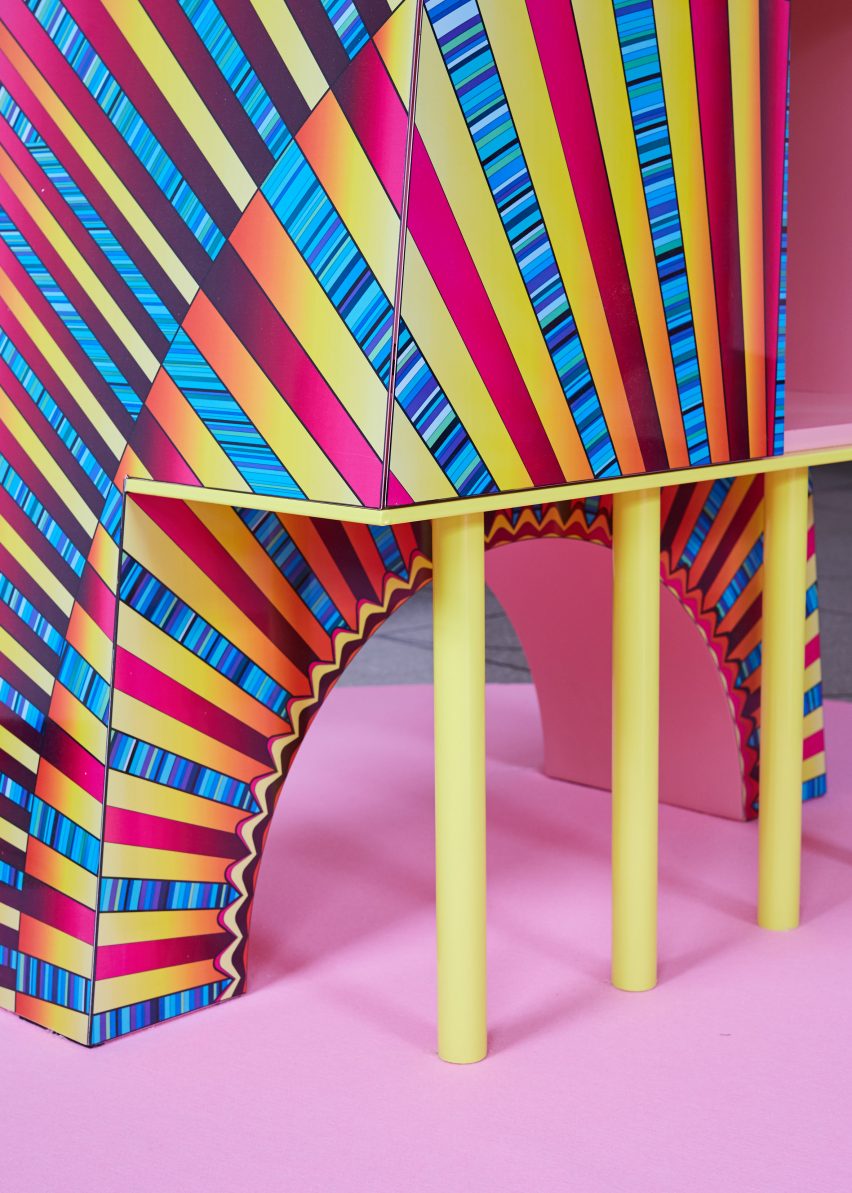 Adam Nathaniel Furman designs "clumsy" furniture for Camp Design Gallery and Abet Laminati