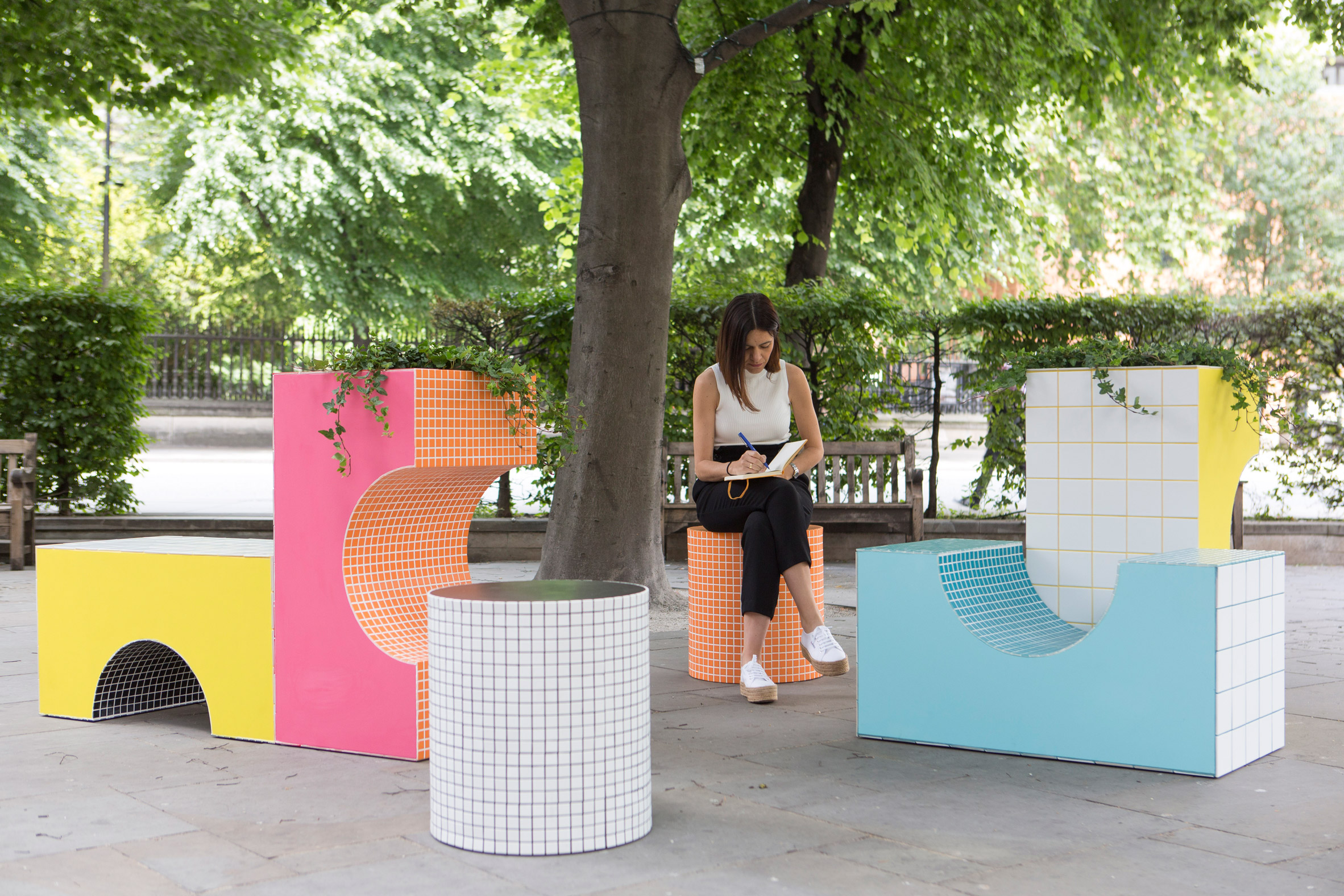 City Benches: City Blocks by Astrian Studio Architects at London Festival of Architecture 