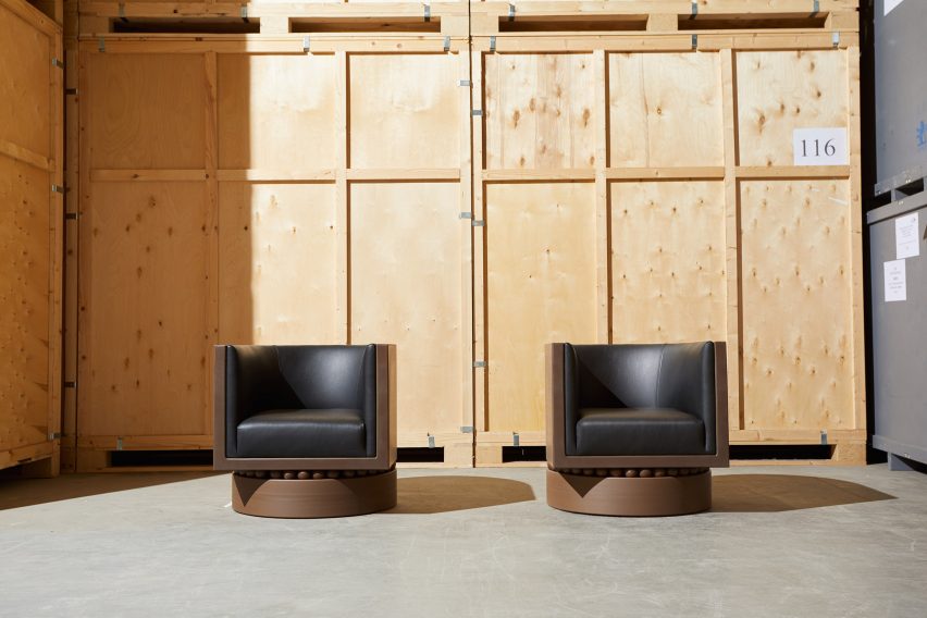 Philippe Malouin office furniture at Design Miami Basel