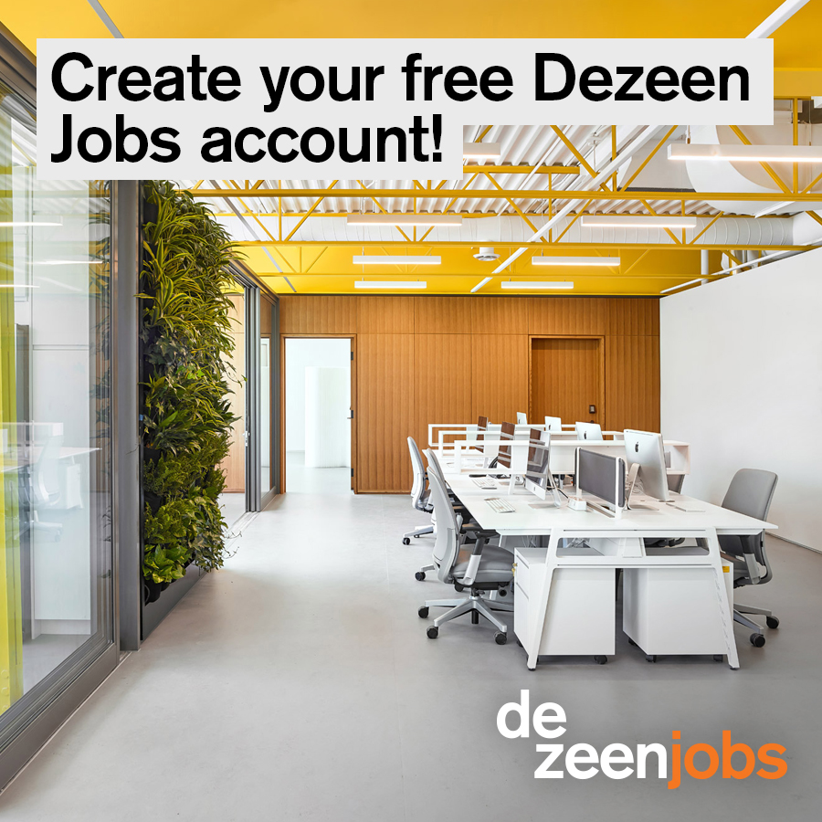 Create your free Dezeen Jobs account