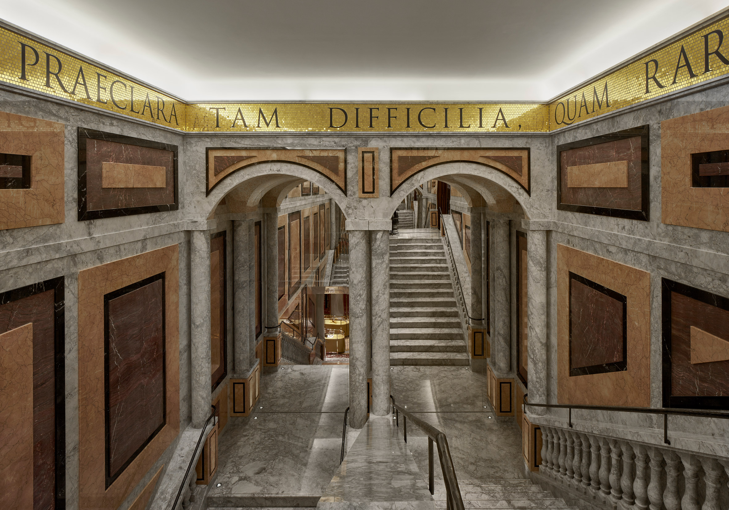 Dolce & Gabbana's Rome store features a digital fresco