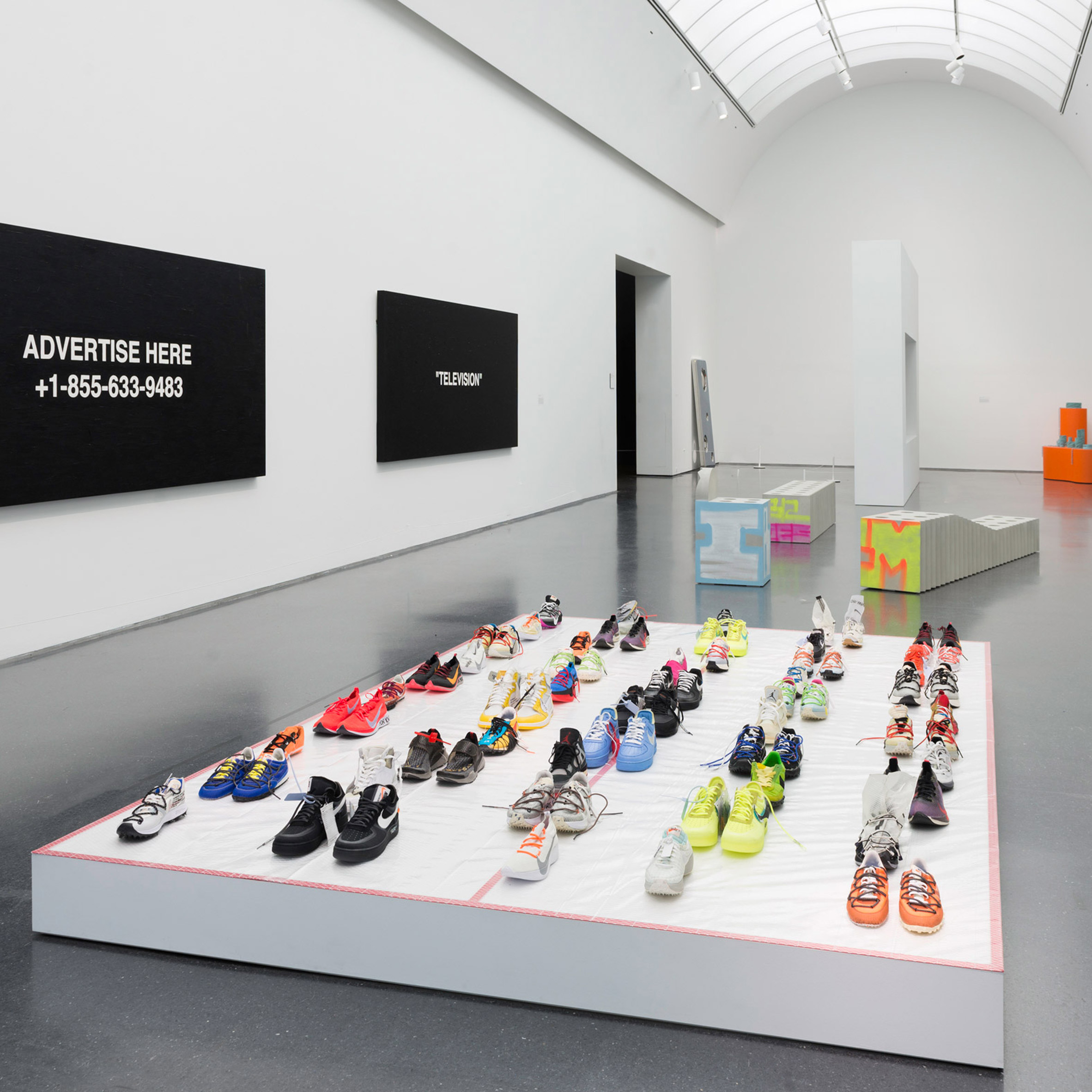 Virgil Abloh's Final Project For Nike X Louis Vuitton On Display In Brooklyn