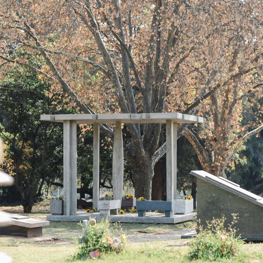 David Adjaye creates simple memorial pavilion for South African trumpeter Bra Hugh