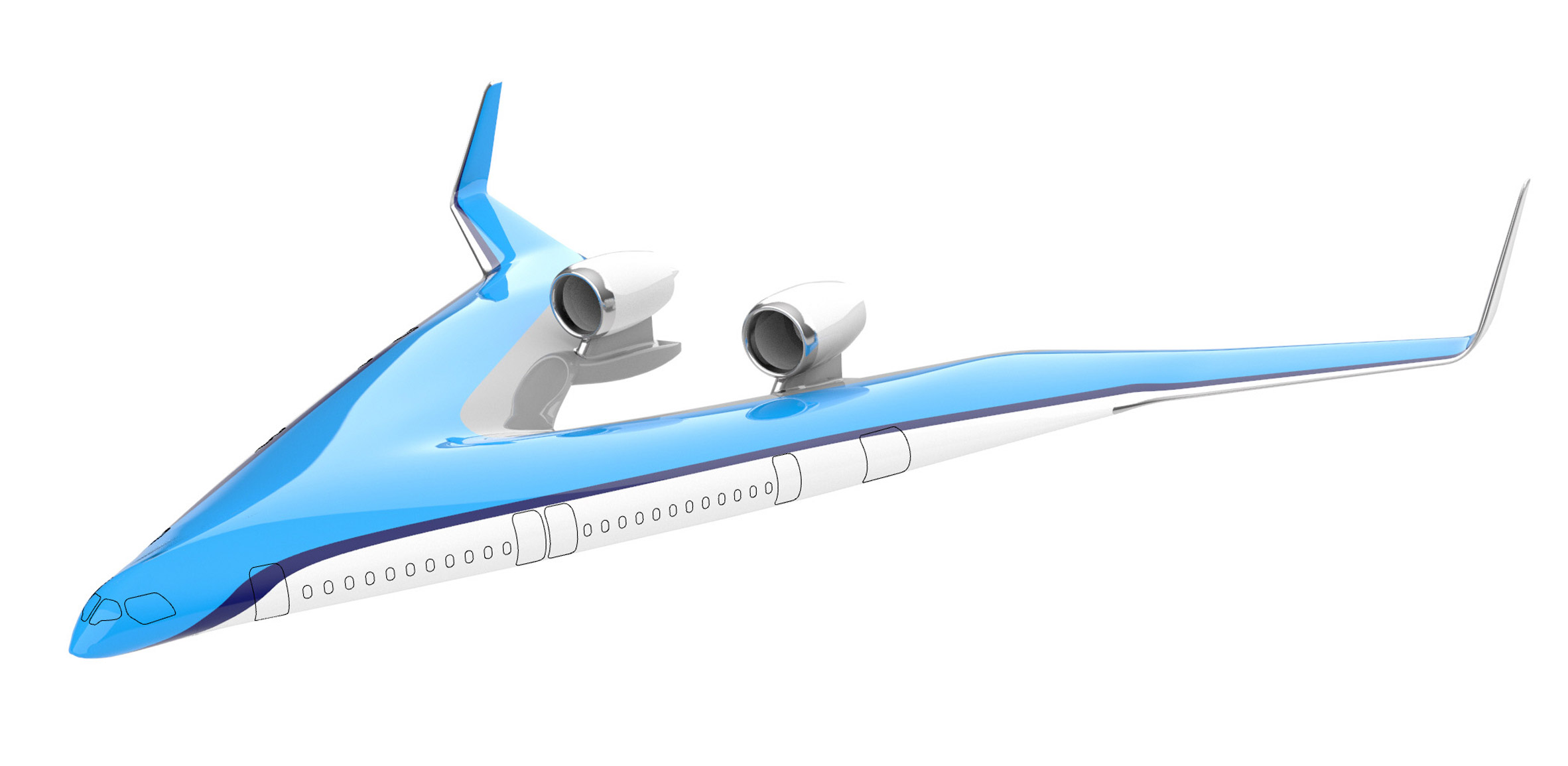 KLM and TU Delft make aviation more sustainable with Flying-V concept