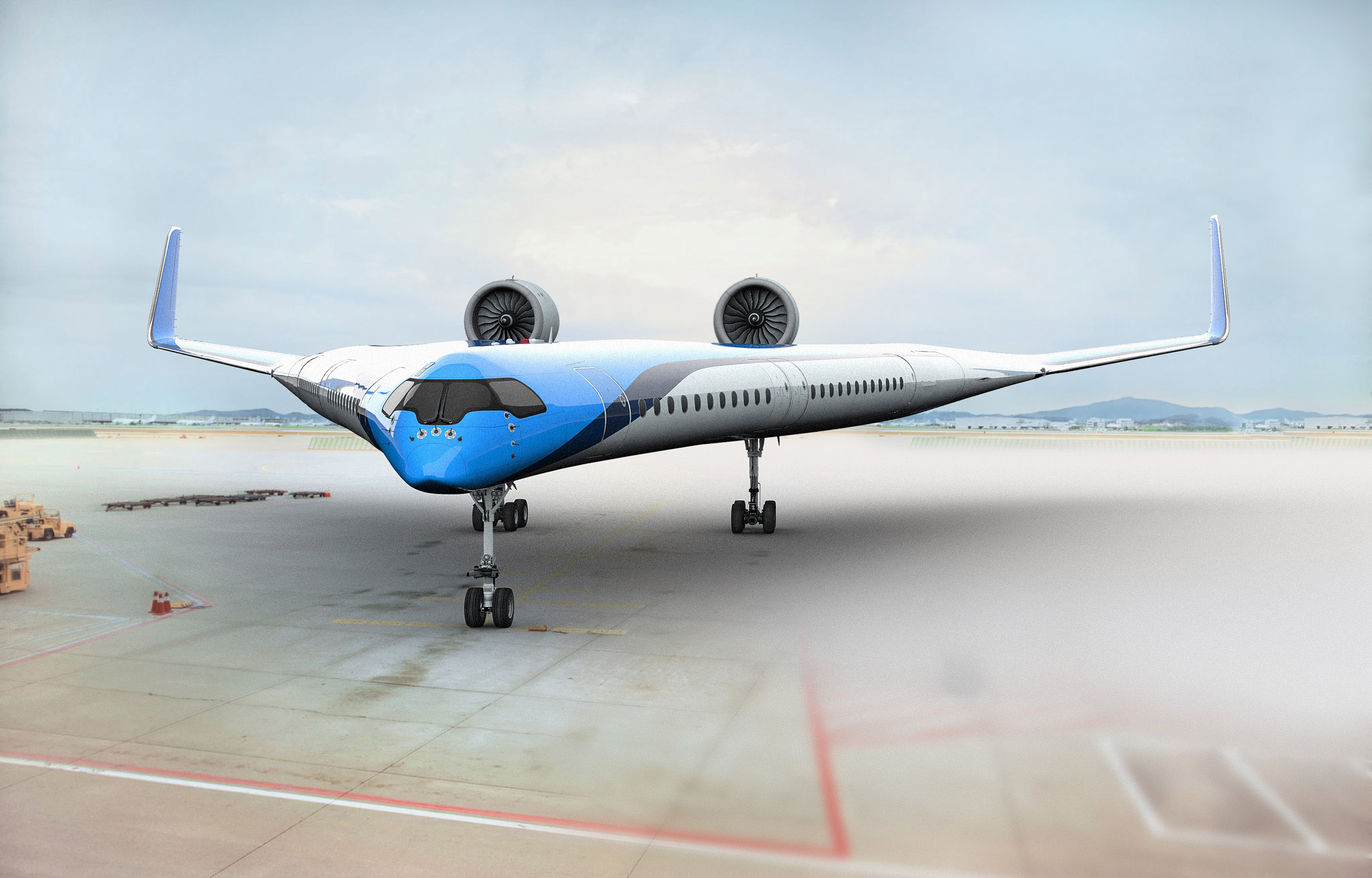 Flying-V by KLM and TU Delft