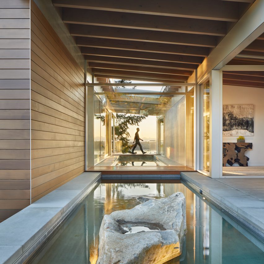 Garret Cord Werner includes three pools in Seattle house designed for avid swimmer