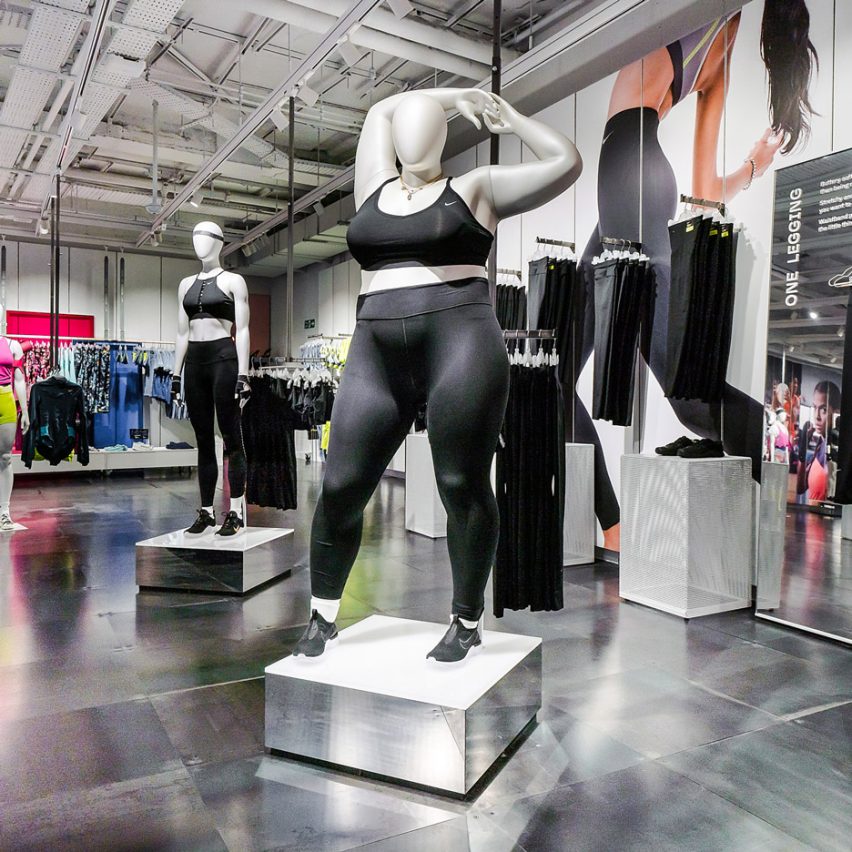 Nike introduces plus-size and para-sport mannequins to London store