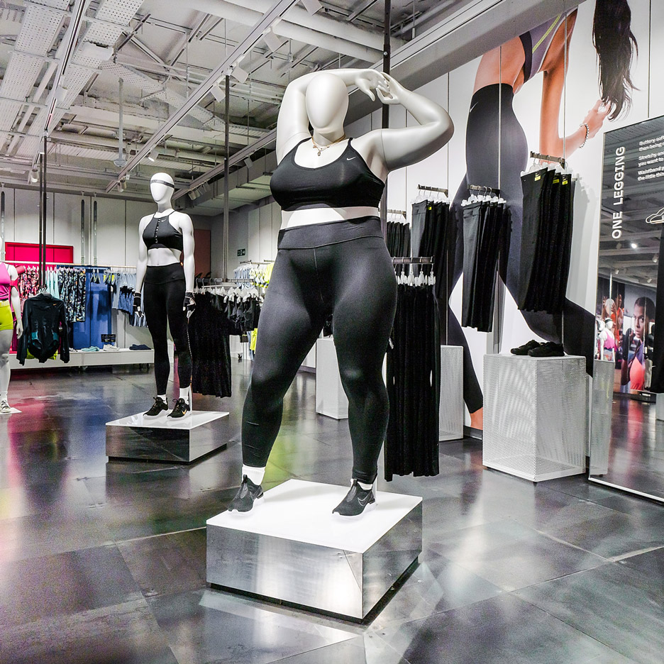 Nike adds plus-size mannequins to 