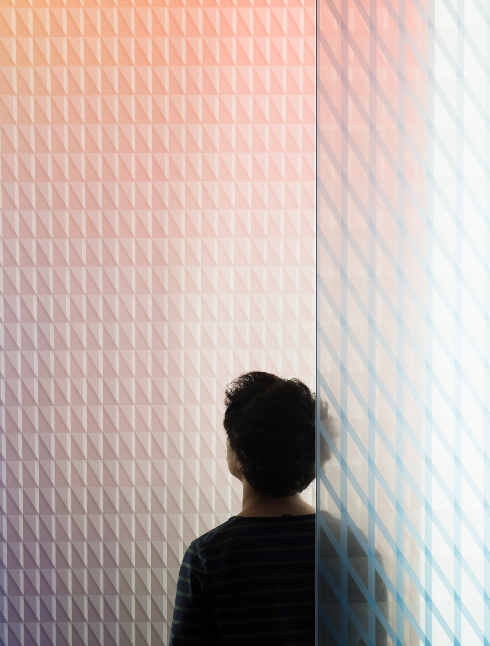 Oblique and Chevron glass panels by Ronan and Erwan Bouroullec x Skyline Design