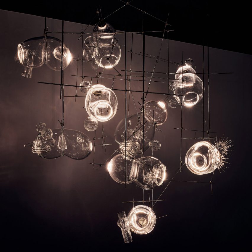 Lindsey Adelman presents "precarious and vulnerable" light at Design Miami/Basel