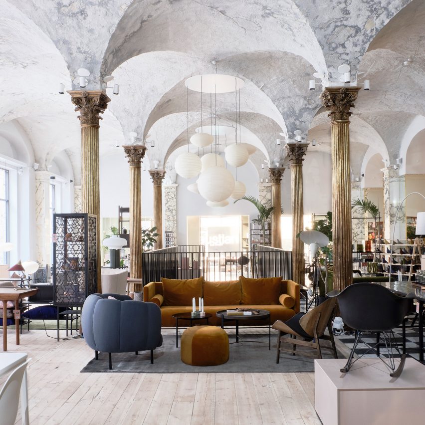 Paustian transforms 19th-century bank into Copenhagen showroom