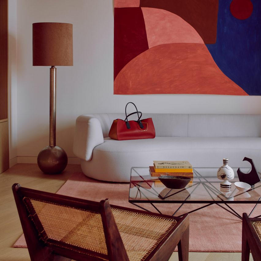 Roksanda Ilincic designs penthouse apartment inside King's Cross' Gasholders