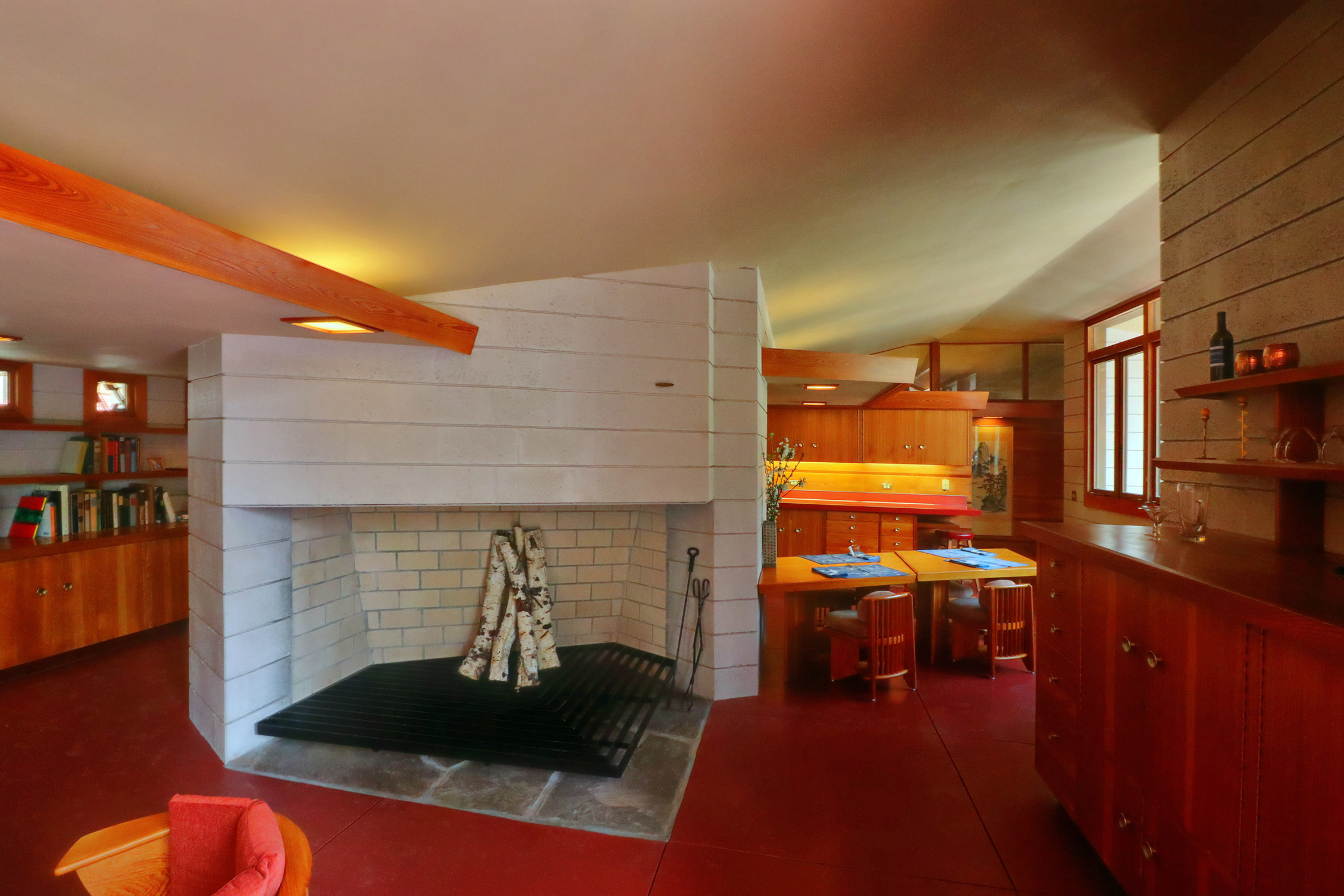 RW Lindholm House by Frank Lloyd Wright moved from Minnesota to Pennsylvania