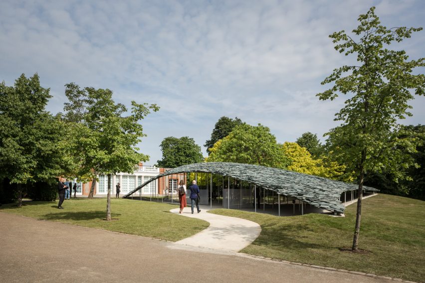 The 2019 Serpentine Pavilion was designed by Japanese architect Junya Ishigami