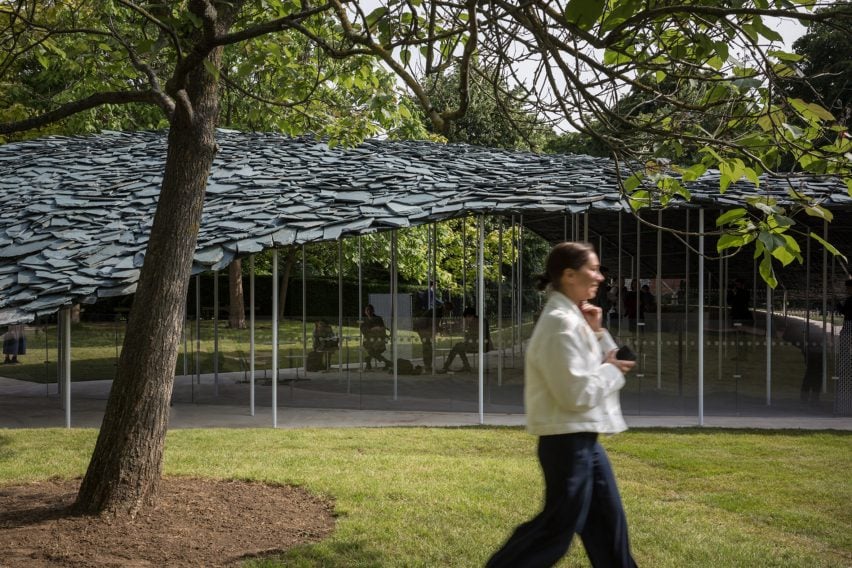 The 2019 Serpentine Pavilion was designed by Japanese architect Junya Ishigami