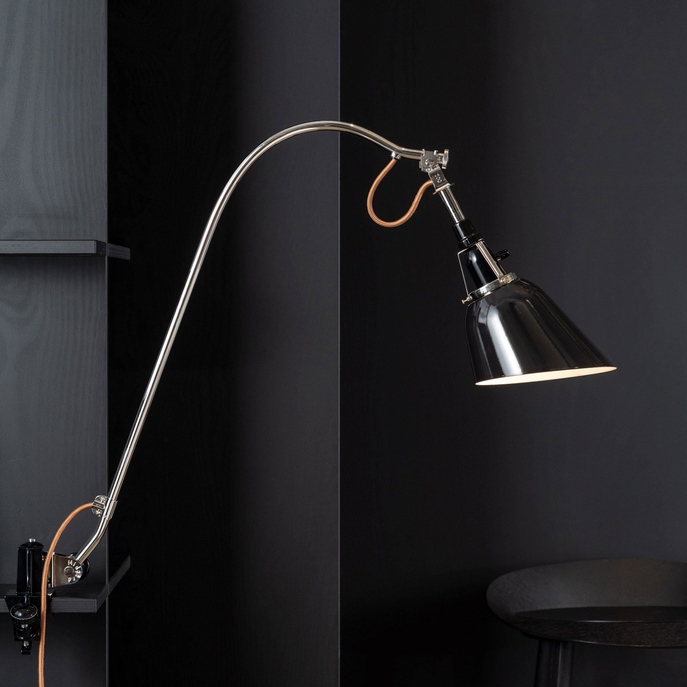 Adjustable lamp by Walter Gropius and the Bauhaus school revived
